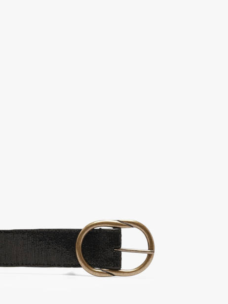 Ceinture Femme Cuir Pieces Noir laura 17125486 vue secondaire 2