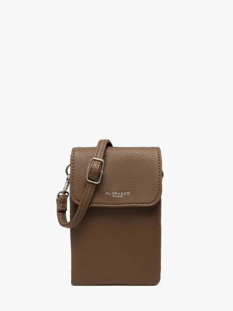 Sac Bandoulière Grained Flora & co Beige grained F3609