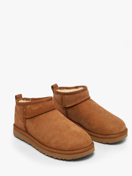 Bottes Classic Ultra Mini Ugg Marron women 1116109 vue secondaire 2