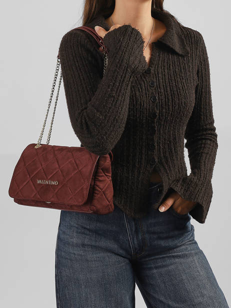 Sac Bandoulière Ocarina Suede Valentino Rouge ocarina suede VBSA9B02 vue secondaire 1