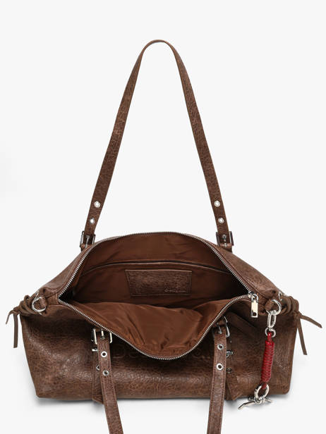 Sac Porté épaule Half Logo Desigual Marron half logo 26WAXPAF vue secondaire 3