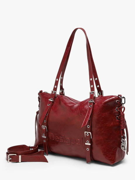 Sac Porté épaule Half Logo Desigual Rouge half logo 26WAXP55 vue secondaire 2