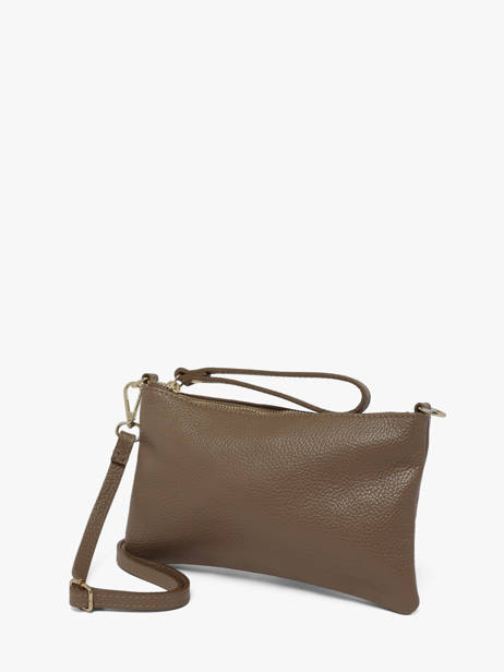 Sac Bandoulière Caviar Cuir Milano Marron caviar CA26063 vue secondaire 2