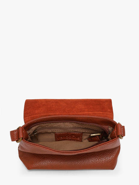 Sac Bandoulière Soft Mandoline Marron soft MD1309 vue secondaire 2