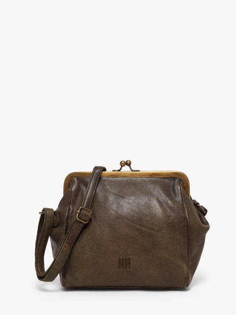 Sac Bandoulière Heritage Cuir Biba Vert heritage BT22