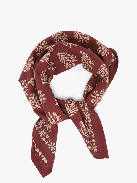 Grand Foulard Galati 100x100 Byzantine Rouge foulard GAL