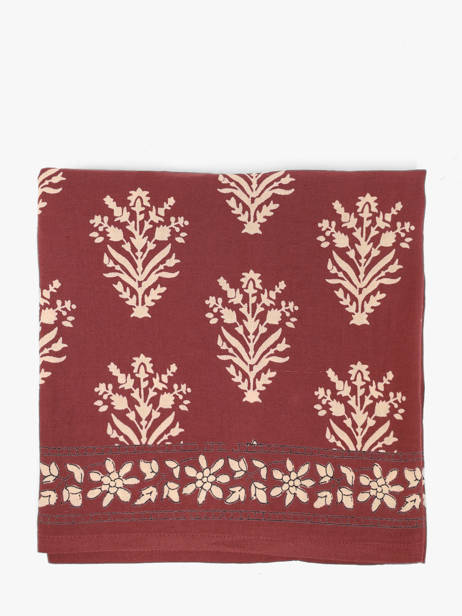 Grand Foulard Galati 100x100 Byzantine Rouge foulard GAL vue secondaire 1