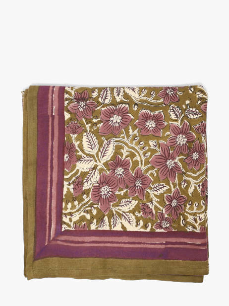 Grand Foulard Hélios 100x100 Byzantine Vert foulard HEL vue secondaire 1
