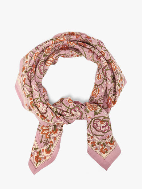 Grand Foulard N°114 100x100 Byzantine Rose foulard 114