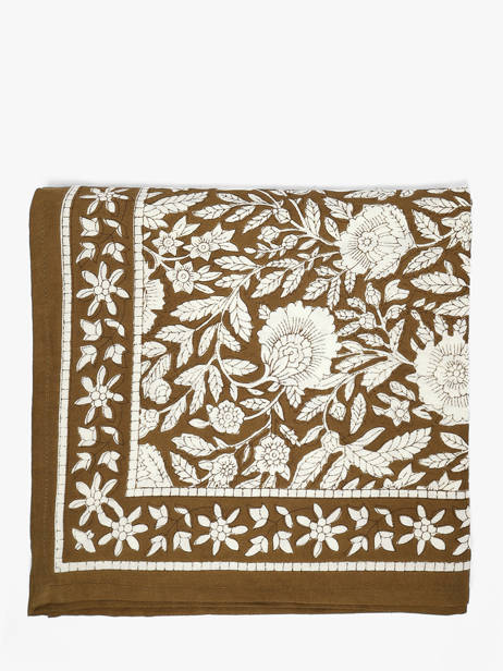 Grand Foulard Antioche 100x100 Byzantine Vert foulard ANT vue secondaire 1