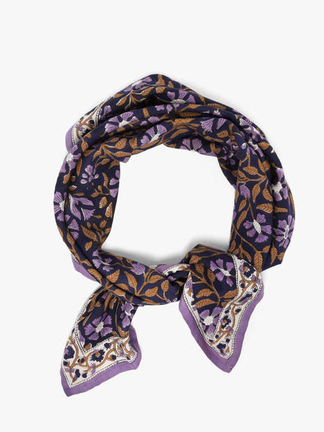 Grand Foulard N°115 100x100 Byzantine Noir foulard 115