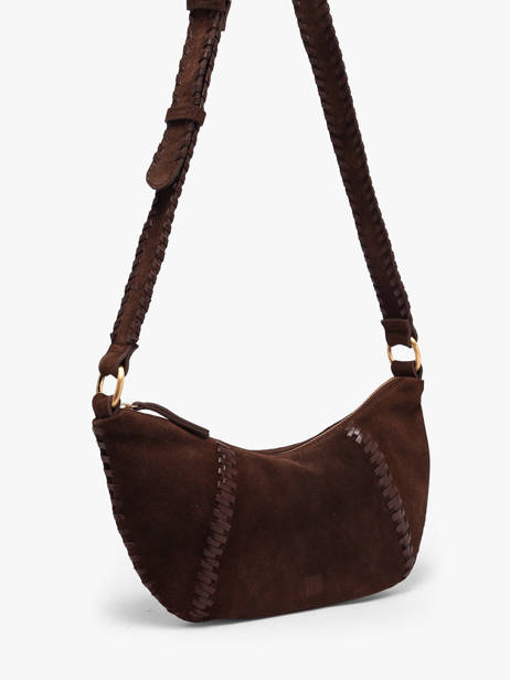 Sac Bandoulière Heritage Cuir Biba Marron heritage NAW3L vue secondaire 1