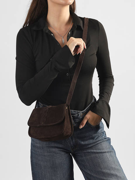 Sac Bandoulière Aspen Cuir Pieces Marron aspen 17166672 vue secondaire 1
