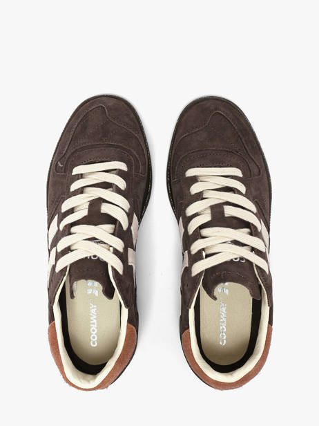 Sneakers En Cuir Coolway Marron women 7623409 vue secondaire 3