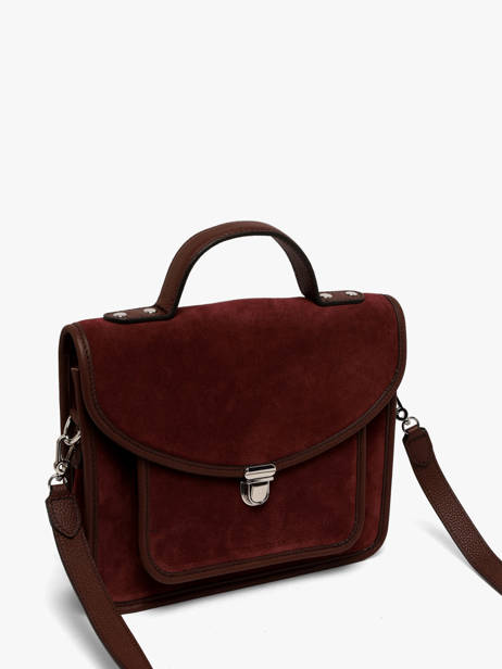Sac Bandoulière La Suite Cuir Paul marius Rouge la suite GEORGSUI vue secondaire 1