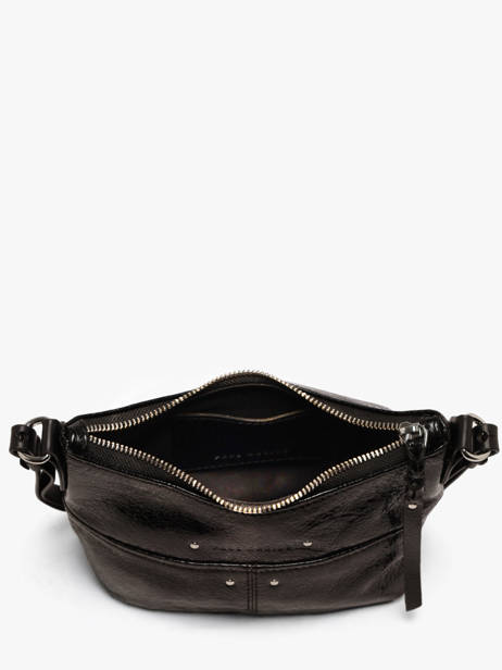 Sac Bandoulière Eclipse Cuir Paul marius Noir eclipse LOUSTECL vue secondaire 2