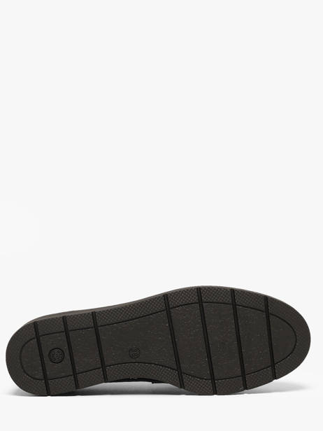 Mocassins Semelle Compensée En Cuir Dorking Noir women NA vue secondaire 4