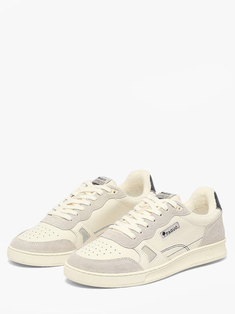 Sneakers En Cuir Faguo Blanc men 25CG3113 vue secondaire 1