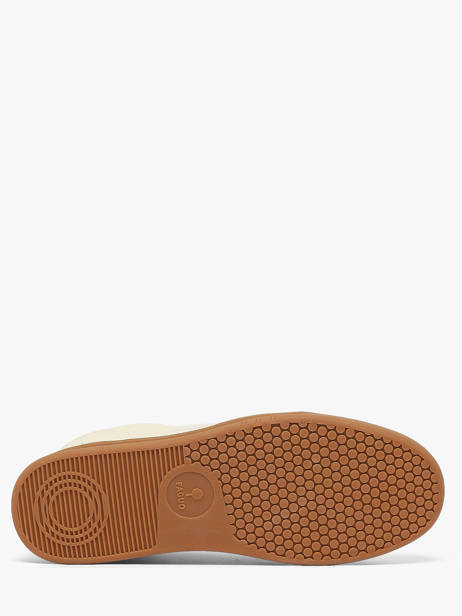 Sneakers En Cuir Faguo Beige men 26CG3209 vue secondaire 4