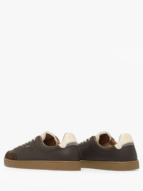 Sneakers En Cuir Faguo Marron men 26CG3210 vue secondaire 2