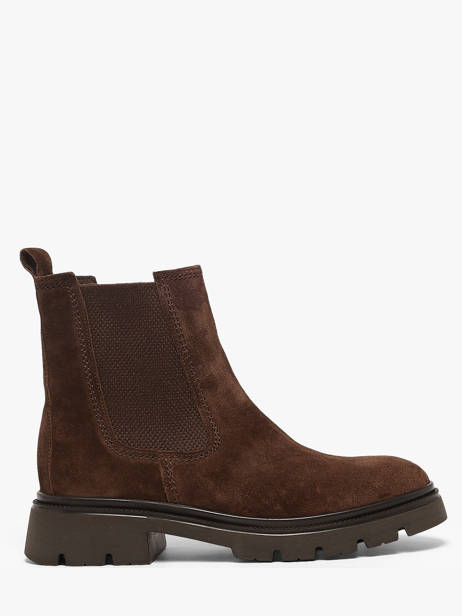 Chelsea Boots En Cuir Gabor Marron women 10