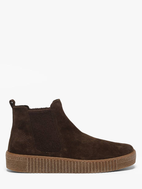Boots En Cuir Gabor Marron women 9
