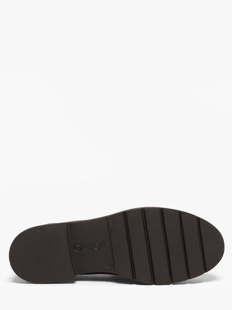Mocassins En Cuir Gabor Marron women 3 vue secondaire 4