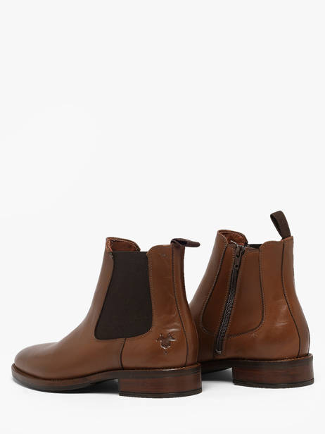 Chelsea Boots En Cuir Kost Marron men B0146A vue secondaire 2
