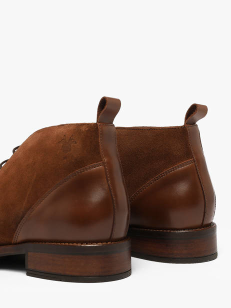 Boots En Cuir Kost Marron men B0100C vue secondaire 2