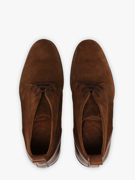 Boots En Cuir Kost Marron men B0100C vue secondaire 3