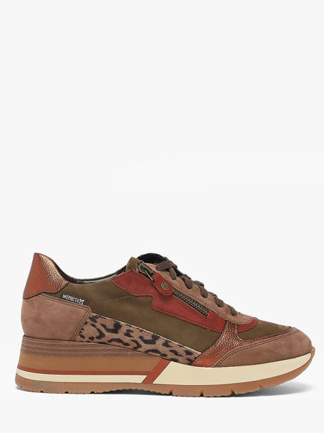 Sneakers En Cuir Mephisto Marron women P5148192