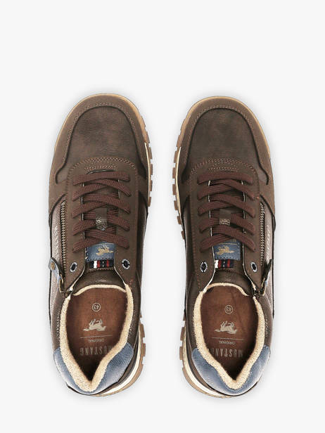 Sneakers Mustang Marron men M0021002 vue secondaire 3