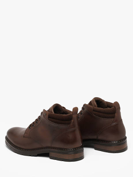 Bottines Equilibre En Cuir Redskins Marron men EQUILIBR vue secondaire 2