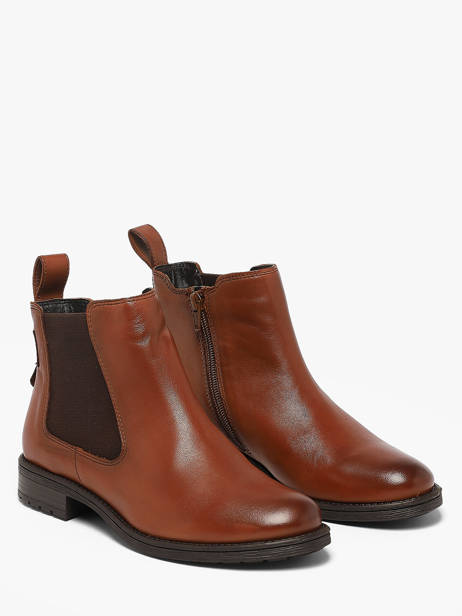 Chelsea Boots En Cuir Tt. bagatt Marron women FS3A4000 vue secondaire 1