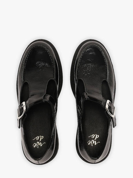 Chaussures Derbies En Cuir We do Noir women CO11411 vue secondaire 3