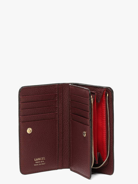 Portefeuille Rectangulaire Zippé Ninon Cuir Lancel Violet ninon A11123 vue secondaire 1