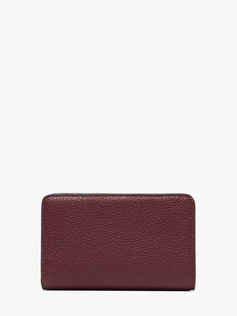 Portefeuille Rectangulaire Zippé Ninon Cuir Lancel Violet ninon A11123 vue secondaire 2