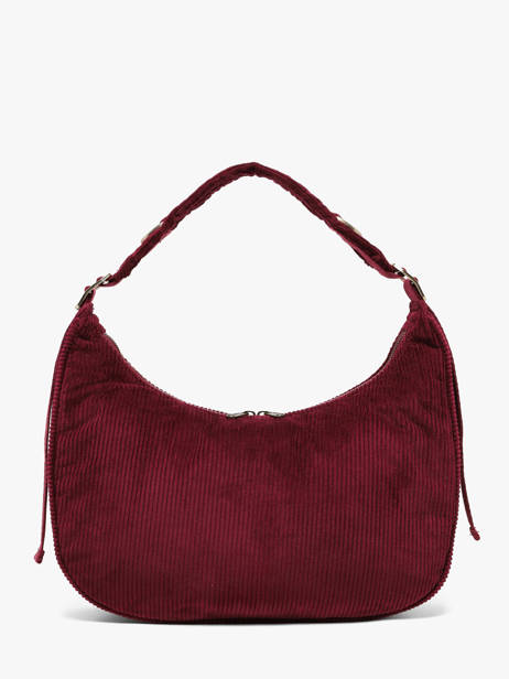 Velvet Bianca Shoulder Bag Hindbag Red velours V other view 4