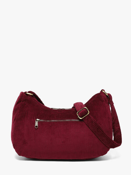 Velvet Rosa Crossbody Bag Hindbag Red velours V other view 4