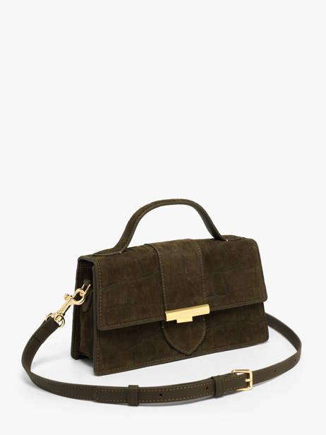 Sac Bandoulière Suede Exo Lancaster Vert suede exo 63 vue secondaire 1
