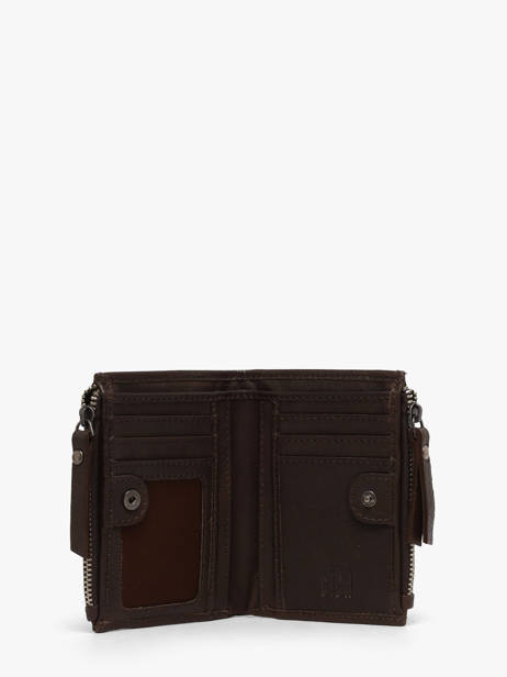 Portefeuille Heritage Cuir Biba Marron heritage HAK6L vue secondaire 1