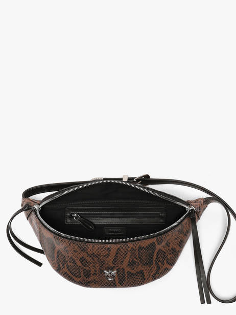Sac Banane Cuir Pinko Marron love bag icon 6724A3E5 vue secondaire 4
