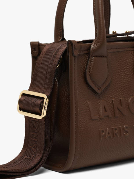 Sac Bandoulière Mini Jour Cuir Lancel Marron jour A14078 vue secondaire 3