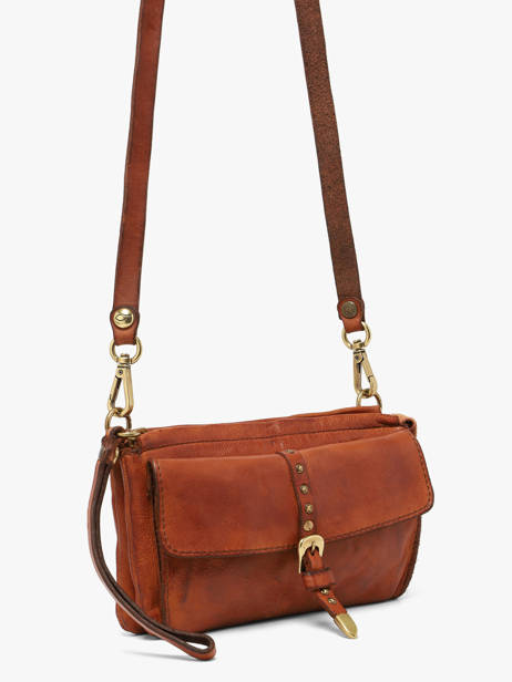 Sac Bandoulière Kura Cuir Campomaggi Marron kura 34070ND vue secondaire 1