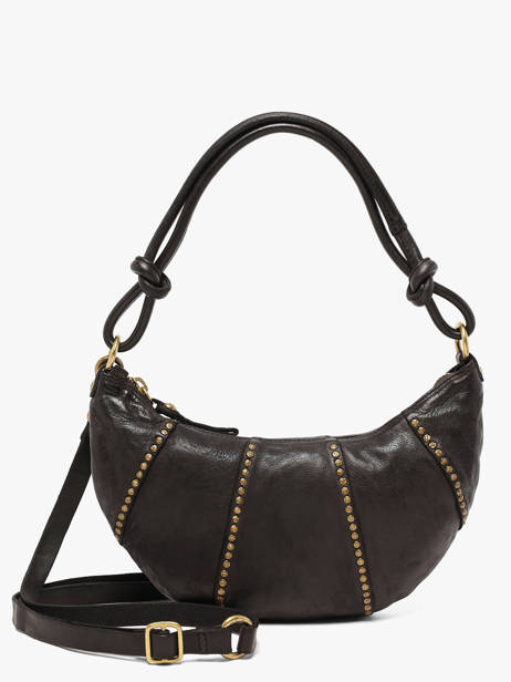 Sac Porté épaule Kura Cuir Campomaggi Noir kura 45570ND