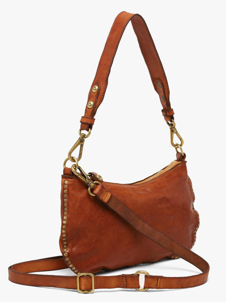 Sac Bandoulière Kura Cuir Campomaggi Marron kura 42760ND vue secondaire 1