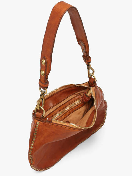 Sac Bandoulière Kura Cuir Campomaggi Marron kura 42760ND vue secondaire 3