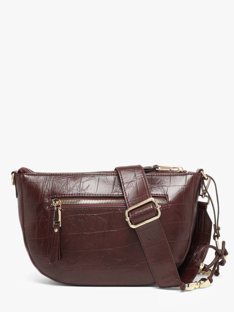 Sac Bandoulière Lauren Effect Croco Laurent david Rouge ld bags 709 vue secondaire 3