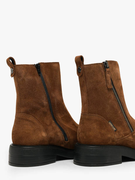 Boots En Cuir Mephisto Marron women P5150208 vue secondaire 2