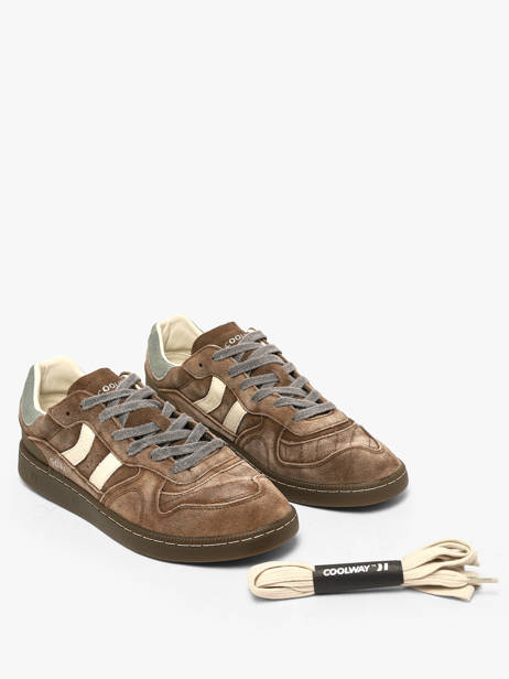 Sneakers En Cuir Coolway Marron men 8633811 vue secondaire 1